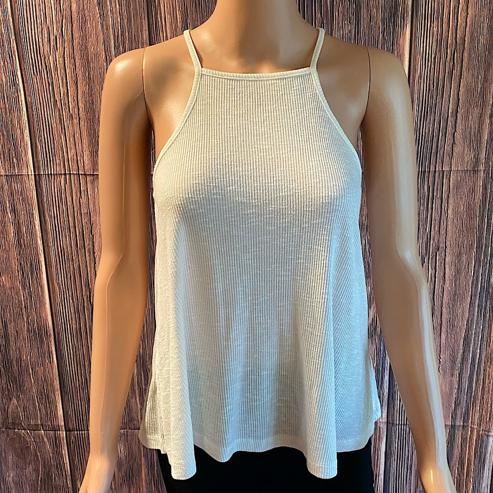 Aeropostale size XS white racer back summer tank top